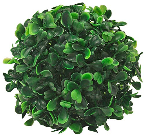 Decovego Deko Buchsbaum Auswahl 8-55 cm Künstlich Buchsbaumkugel Kugel Künstliche Pflanzen Pflanze Buchskugel Kunstpflanze, Durchmesser:13 cm