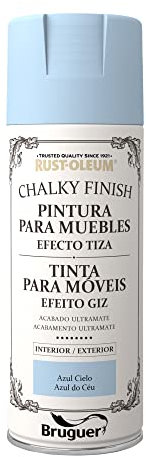 Rust-Oleum Bruguer Chalky Finish pintura para muebles en spray Azul Cielo 400 ml