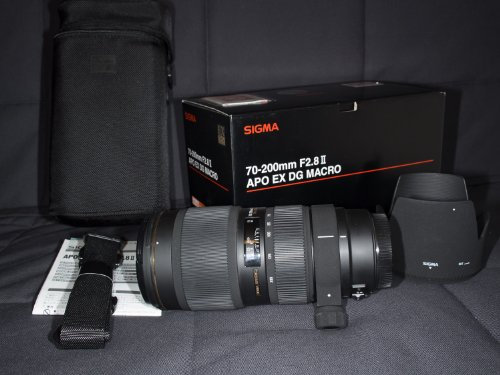 Sigma Objectif Télézoom Macro 70-200 mm F2,8 II EX DG APO HSM - Monture Sony