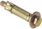 ForgeFix Ancoraggi per muratura - Bulloni sfusi | M8 x 25mm | Zinco Giallo Passivato | Borsa 10