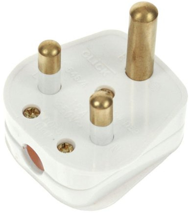Click PA167 Round Pin Plug - 15 Amp
