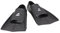 Leisis 0102046 Pinne Corte, Nero, 47/48