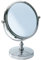 WENKO 3656190100 Kosmetikspiegel Romantic - Standspiegel, klappbar, Spiegelfläche ø 13cm, 300% Vergrößerung, Stahl, 18 x 21.5 x 10.5 cm, Chrom