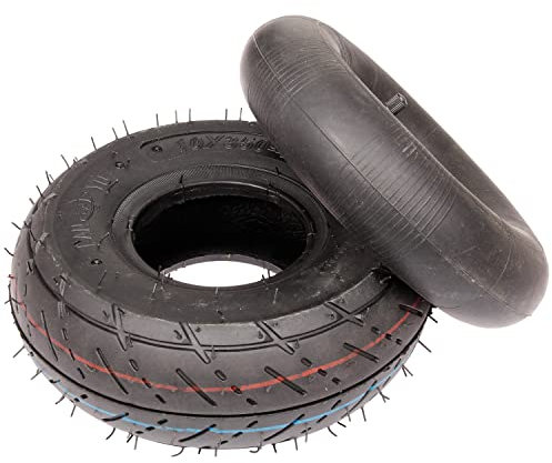 1x Reifen + 1x Schlauch (Größe 10x3.50-4) für Mach1 Benzin & Elektro Scooter