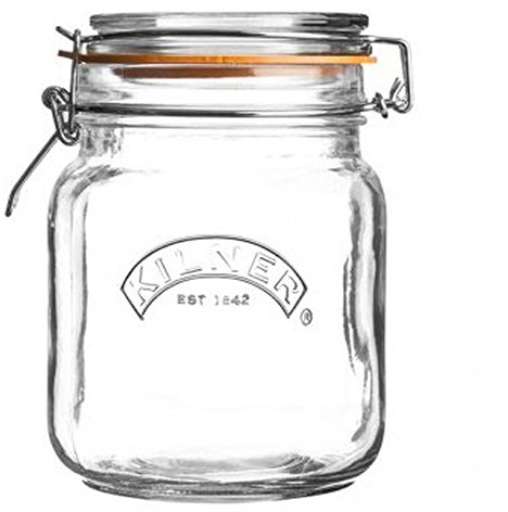 Kilner Einmachglas mit Bügeldeckel 1L