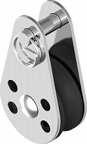 ARBO-INOX® - Block - Miniblock - Edelstahl - Gleitlager - 45mm - Nylonrolle - Sicherungsring