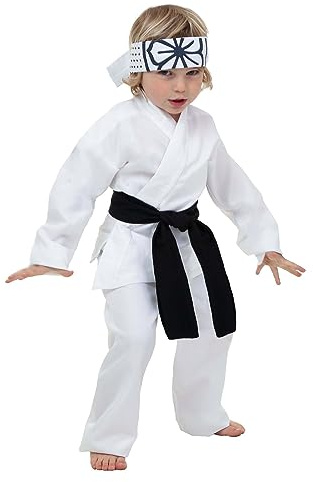 Fun Costumes Toddler Karate Kid Costume Daniel San Outfit - 2T