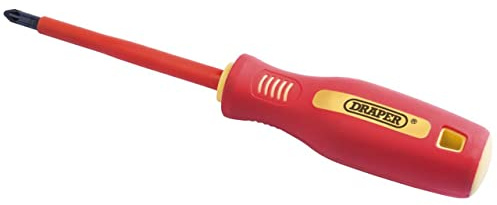 Draper 46532 No 2 Fully Insulated Soft Grip Cross Slot Screwdriver, 100mm