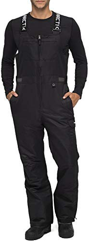 ARCTIX Avalanche Athletic Fit Insulated Bib Overalls, Bavaglini da Sci Uomo, Nero, Small/32 Inches Inseam