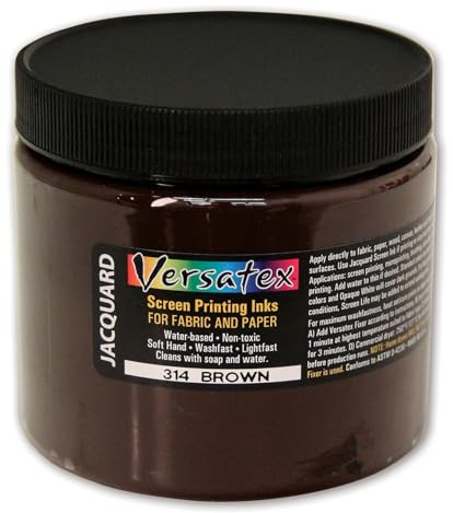 Jacquard, 16 oz, Brown Versatex Screen Printing Inks