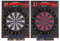 Kings Dart Elektronische Dartscheibe Profi Turnier JX-2000 | Turnierscheibe inkl. 24 Dartpfeilen | 41 Spiele, über 200 Spielvarianten | Laufschrift + Sound | extra dünner Spider