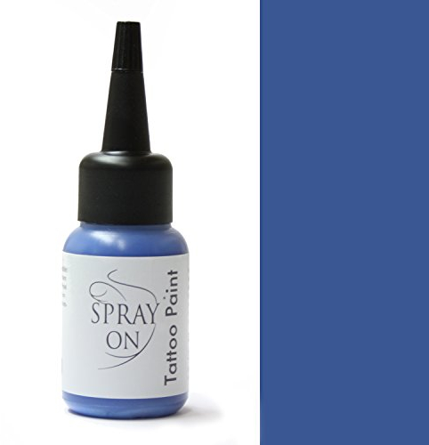 Airbrush Tattoo Farben Bodypainting 90 ml Farbe 03 blau