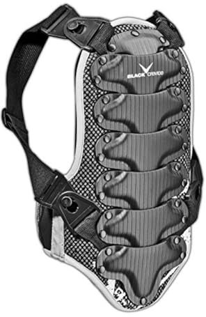 Black Crevice Rückenprotektor für Kinder, Jugendliche und Erwachsene, BCR035344, schwarz, Gr. L