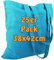 Cottonbagjoe 10 Stück Baumwolltaschen Hellblau | 38x42 cm | unbedruckt | lange Henkel | ideal zum Bedrucken & Beplotten | Öko-Tex zertifiziert