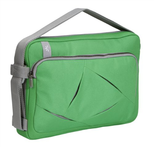 Netbook-Tasche Nylon grün/grau 12,1