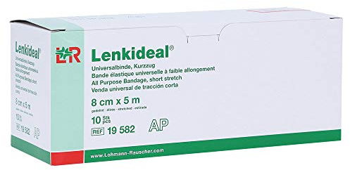 Lohmann & Rauscher 19582 Lenkideal Binde, lose im Karton, 8 cm x 5 m (10-er Pack)