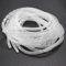 Nollmit 2M Spiral Cable Wrap Tidy Hide Banding Office Computer Cinema Wire Storage White (6X8X10.8mm)