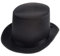 Deiters Zylinder Satin Unifarben Herren schwarz 61