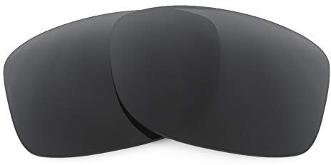 Revant Verres de Rechange Compatibles avec Oakley Jupiter Squared, Polarisés, Elite Noir Furtif