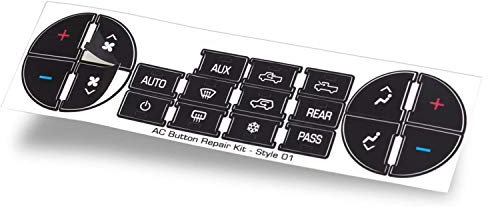 OxGord AC Kit de réparation de boutons de contrôle de climatisation et de contrôle de climatisation, design original et fabriqué aux ÉtatsUnis – Idéal pour fixer les boutons de contrôle de