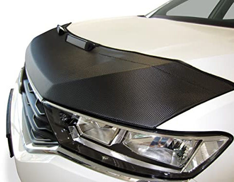 AB-00868 Carbon Optik Auto Bra kompatibel mit Opel Tigra A Bj. 1994-2001 Haubenbra Steinschlagschutz Tuning Bonnet Bra