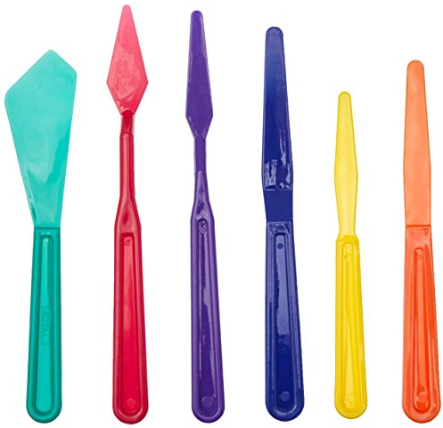 Royal Brush RCVP-109 - Juego de cuchillos de paleta de plástico (6 unidades, 36 unidades)