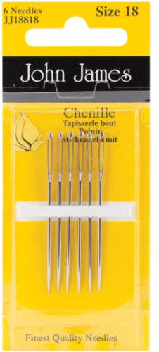 Colonial Needle Hand Needle, Size 18 6/Pkg