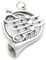 Waldhorn Sterling Silber Charm-Anhänger .925 x 1 Musikinstrumente
