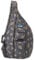 KAVU Original Rope Sling Pack mit verstellbarem Seil-Schultergurt, Tannenzapfen