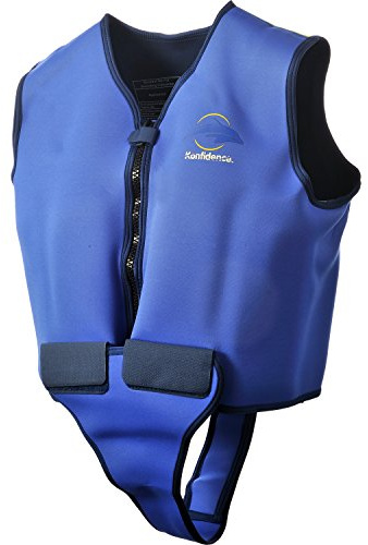 Konfidence Adult Swim Jacket - Blue/Yellow (34-38 Chest)