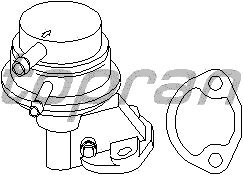 TOPRAN Kraftstoffpumpe mechanisch | Kompatibel mit: VW TRANSPORTER T3 Bus, TRANSPORTER T3 Kasten, TRANSPORTER T3 Pritsche/Fahrgestell