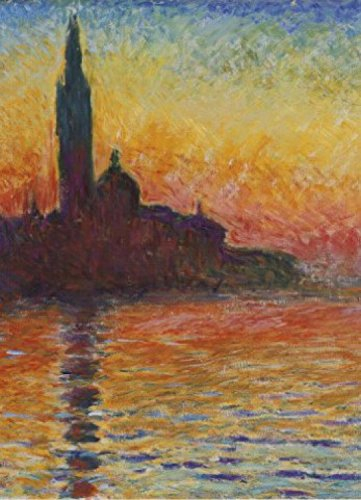 1art1 Claude Monet Abendstimmung In Venedig, 1908, 2-Teilig Fototapete Poster-Tapete 250x180 cm