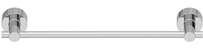 Lenz Portasciugamani PISA cromato – Lunghezza 30 cm – Accorciabile individualmente – Ideale per piccoli bagni & WC ospiti – Da incollare o forare – Include colla e materiale di montaggio – 5108502