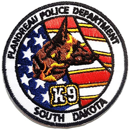 Catch the Patch K9 Police Department Logo - (Größe: 7,7 x 7,7 cm) – Kultige Aufnäher zum Aufbügeln & Aufnähen – Für Jacken, Rucksäcke, Shirts & Cosplay – Ein Must-have für DIY-Fans