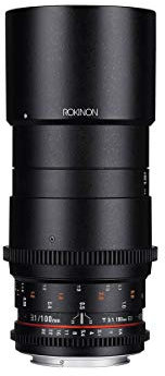 Rokinon Cine DS 100 mm T3.1 ED UMC Full-Frame-Teleobjektiv für Canon EF Digital SLR Kameras