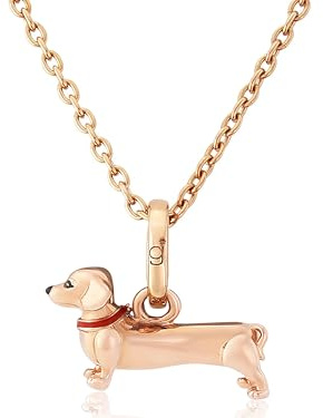 Gemma J Rose Gold Dachshund Pendant