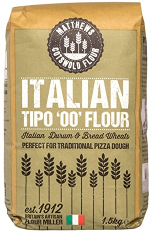Matthews Cotswold Italian Tipo '00' Multipurpose Flour - 1.5kg Bag (Pack of 5)