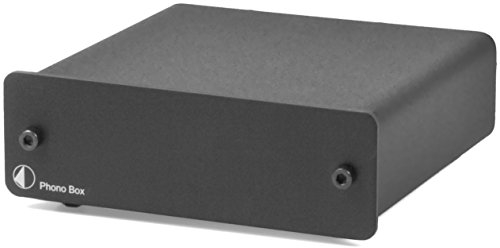 Pro Ject Phono Box Phono Vorverstärker Schwarz MM/MC
