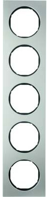 Rahmen Berker R.3 Edelstahl/schwarz BERKER 10152204