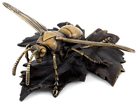 Kunst & Ambiente - Moderne Tierbronze Statue - Wespe/Biene/Hornisse - Modern Art Figur - signiert Milo - Skulpturen online kaufen - Plastik - Wohndeko