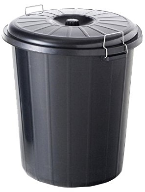 Maya Professional Tools 09003 Poubelle et couvercle, 90 l