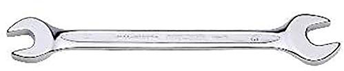 Bahco 6M-27-30 15 Degree Angled Metric Double Open End Wrench, Silver, 27 x 30 mm