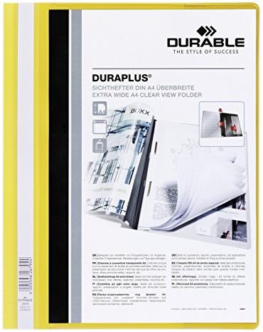 Durable 257904 - folders (Yellow, A4)