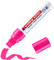 edding 4090 Kreidemarker - neon-pink - 1 Kreidestift - Keilspitze 4-15 mm - breiter Kreidestift für Tafel abwischbar - zum Beschriften von Fenster, Glas, Spiegel - Tafelstift mit deckenden Farben