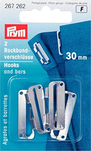 Prym - Prym Steel Silber (30 mm) Rockhaken - 1 Stück