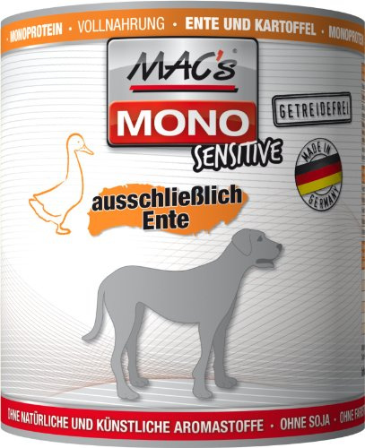 Macs Dog Mono Ente (6 x 800g Dose)