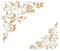 TODO-STENCIL Schablone - Dekoränder 034 Florales Eckmotiv Schablonengröße: Ca. 20 x 20 cm. Designgröße: 11,6 x 10,9 cm.