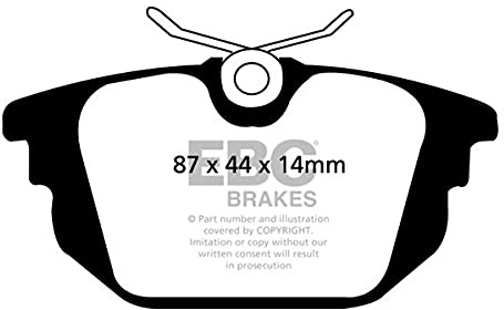 EBC Brakes DP41214R Yellow stuff Brake Pads
