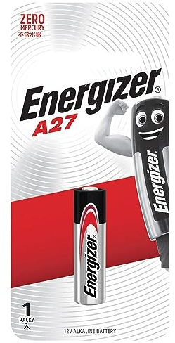 4 Energizer A27 / 27A / MN27 / L828 / VR27 / GP27A 12V Batteria con lunga durata (scadenza marcata)