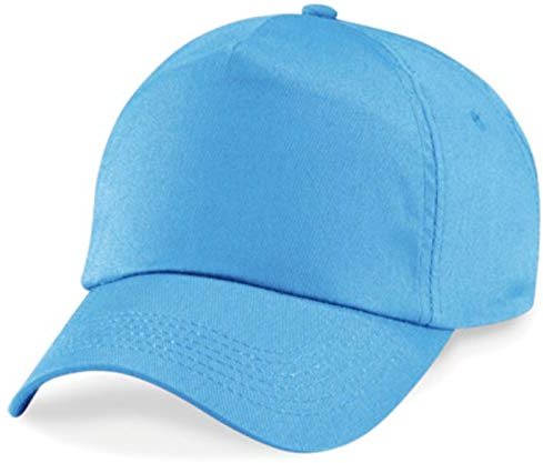 Shirtinstyle Basecap Cap 5 Panel Cap Verschluss Klettverschluss Größe Unisex, Farbe hellblau